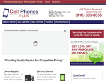 Tablet Screenshot of cellphonesjacksonville.com